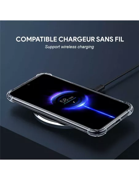 Oppo Reno 8 Lite Pack Coque Antichoc + Protection Ecran 9H - Transp...