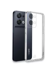 Oppo Reno 8 (5G) Shockproof Case + 9H Screen Protector Pack - Transp... 2
