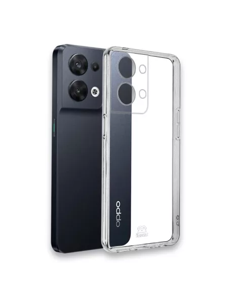 Oppo Reno 8 (5G) Pack Coque Antichoc + Protection Ecran 9H - Transp...