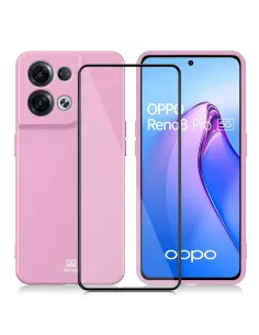 Oppo Reno 8 Pro (5G) Coque LSR Liquid Silicone + Protection écran e...