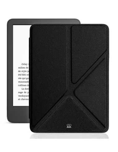 Amazon Kindle 6" (11ème Gén - 2022) Etui Cuir Origami - Noir | Ibroz
