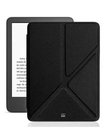 Amazon Kindle 6" (11ème Gén - 2022) Etui Cuir Origami - Noir | Ibroz