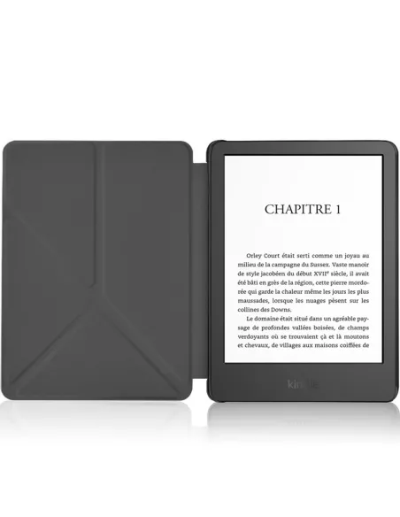 Amazon Kindle 6" (11th Gen - 2022) Origami Leather Case - Black | Ibroz