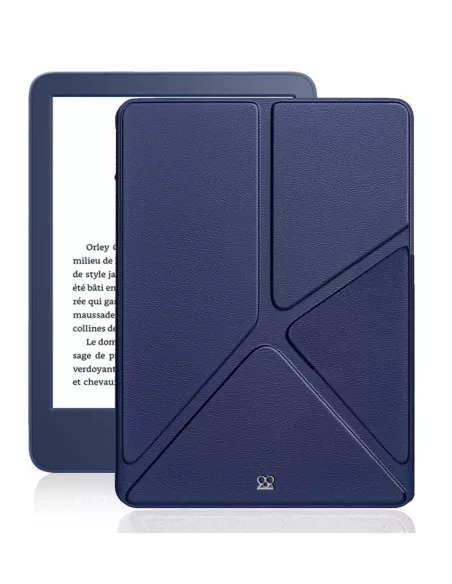Amazon Kindle 6" (11th Gen - 2022) Origami Leather Case - Blue | Ibroz