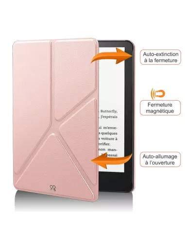 Amazon Kindle 6" (11th Gen - 2022) Origami Leather Case - Rose Gold |...