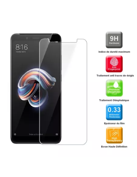 Xiaomi Redmi Note 5 Pack Coque antichocs + Protection écran 9H | Ibroz