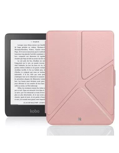 Origami Leather Case KOBO Clara 2E (2022) - Rose Gold | Ibroz