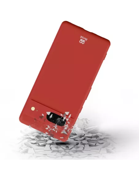 Google Pixel 7 Coque Liquid Silicone + Protection Ecran 9H - Rouge ...