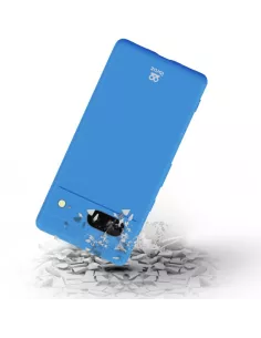 Google Pixel 7 Liquid Silicone Case + 9H Screen Protector - Blue R... 2