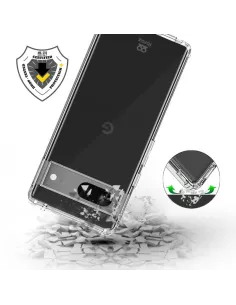 Google Pixel 7 Shockproof Case Bayer Transparent + Screen Protector... 2
