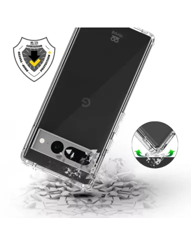 Google Pixel 7 Pro Shockproof Case Bayer Transparent + E...