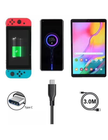 Adaptateur Secteur USB-C pour Nintendo Switch/Switch OLED/Lite et S...