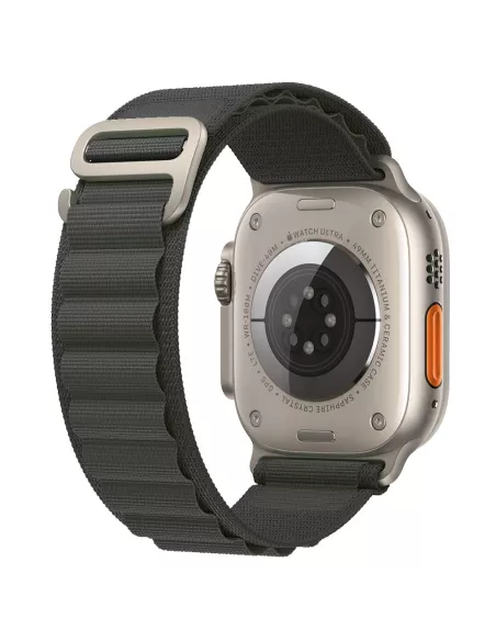 Alpine Wristband Apple Watch Ultra, 8, 7, 6, SE, 5, 4, 3 - Black | Ibroz