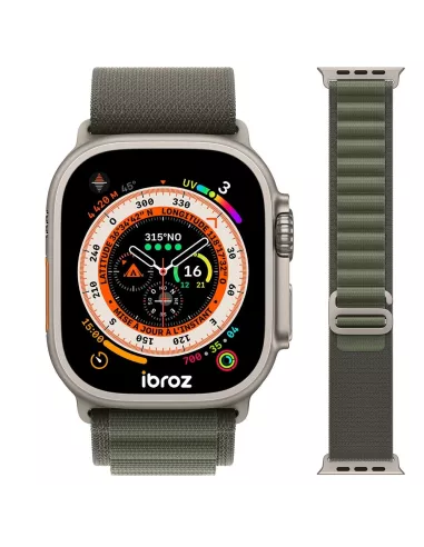 Alpine Apple Watch Band Ultra, 8, 7, 6, SE, 5, 4, 3 - Khaki Green...