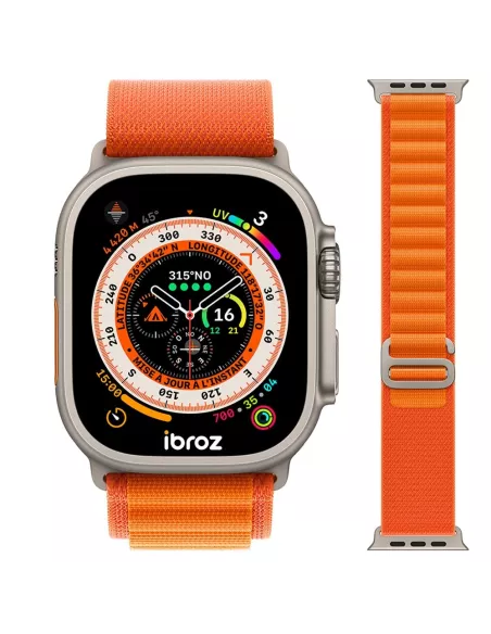 Alpine Wristband Apple Watch Ultra, 8, 7, 6, SE, 5, 4, 3 - Orange | ...