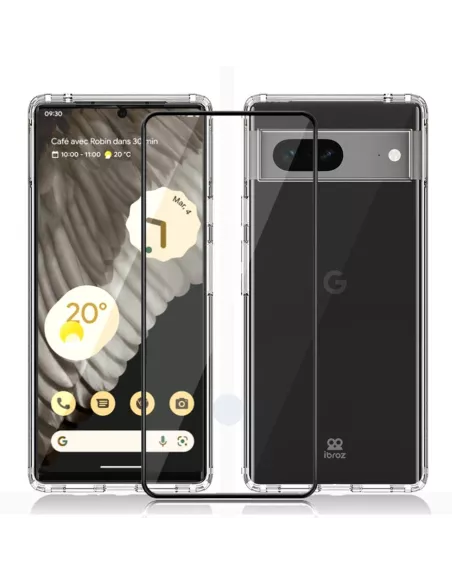 Google Pixel 7 Coque Antichoc Bayer Transparente + Protection Ecran...