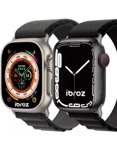 Bracelet Alpine Apple Watch Ultra, 8, 7, 6, SE, 5, 4, 3 - Noir | Ibroz 2