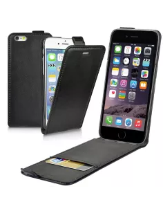 Flip Leather Case Vertical Opening for iPhone 6 Plus and 7 Plus (5....