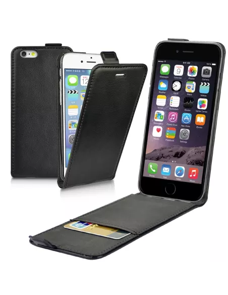 Etui Cuir Flip Ouverture Verticale pour iPhone 6 Plus et 7 Plus (5....