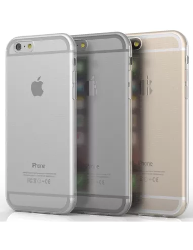 Coque Housse iCase Silicone pour iPhone 6 et 7 (4.7") - Transparent...