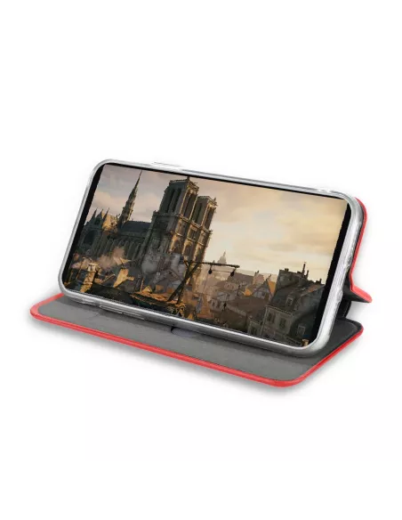 Huawei PSmart (2019) Etui Cuir Folio CLAM | Ibroz