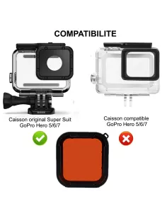 Red Filter for Original Super Suit GoPro Hero... 2