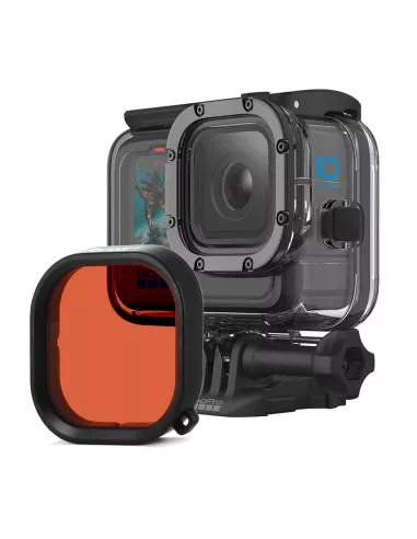 Filtre Rouge pour Boîtier Caisson de Plongée Original GoPro Hero 9 ...
