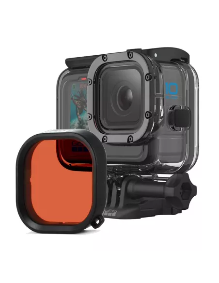 Filtre Rouge pour Boîtier Caisson de Plongée Original GoPro Hero 9 ...