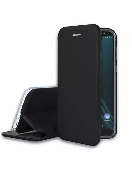 Samsung Galaxy A6 Leather Case Folio CLAM | Ibroz