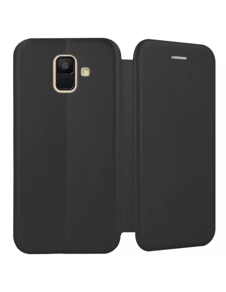 Samsung Galaxy A6 Leather Case Folio CLAM | Ibroz