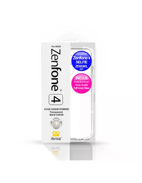 Zenfone 4 Selfie (ZD553KL) - Pack Shockproof Case + Scratch...