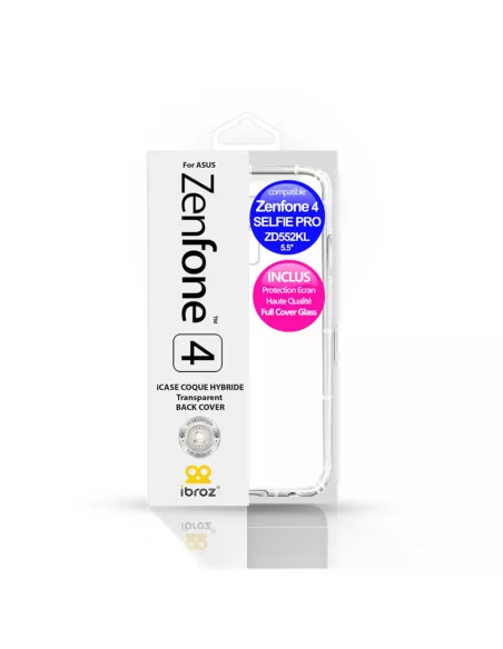 Zenfone 4 Selfie PRO (ZD552KL) - Pack Coque antichocs + Protection ...
