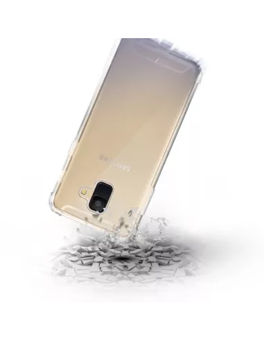 Samsung Galaxy A6 Pack Coque antichocs + Protection écran 9H | Ibroz