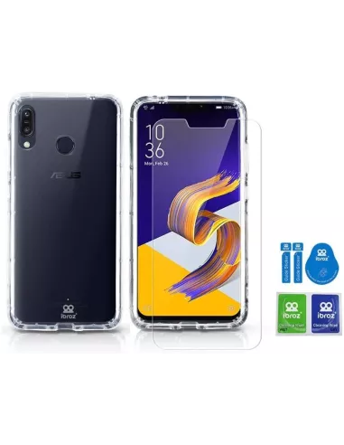 Zenfone 5 and 5Z (ZE620KL - ZS620KL) Pack Shockproof Case + Protective...