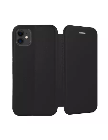 iPhone 11 Etui Cuir Folio + Protection écran Verre Trempé 9H - Noir...