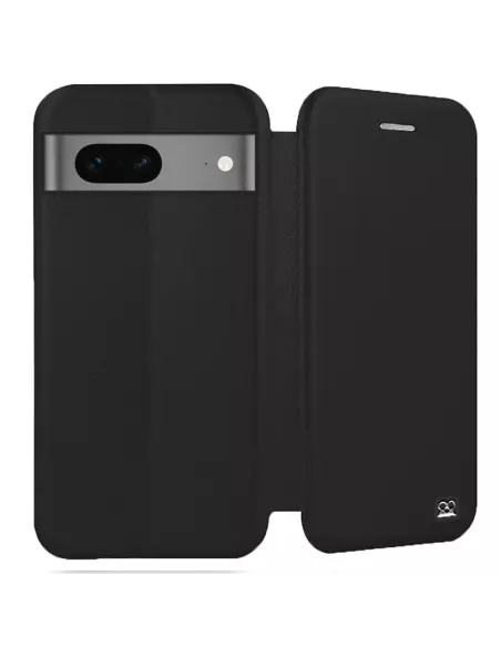 Google Pixel 7 Etui Cuir Folio Clam - Noir | Ibroz