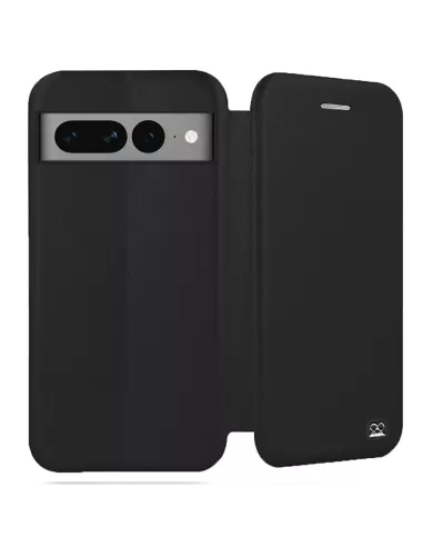 Google Pixel 7 Pro Etui Cuir Folio Clam - Noir | Ibroz