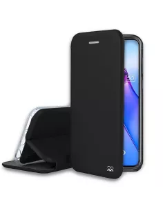 ibroz etui cuir noir Oppo Reno 8 Pro