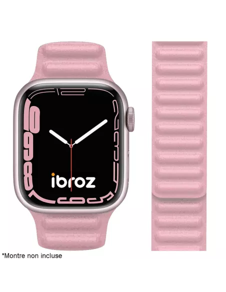 Silicone Wristband with Magnetic Clasp Apple watch 8, 7, 6, SE, 5...