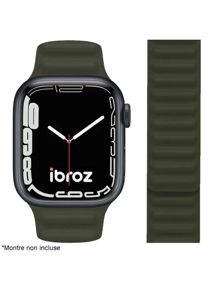 Silicone Wristband with Magnetic Clasp Apple watch 8, 7, 6, SE, 5...