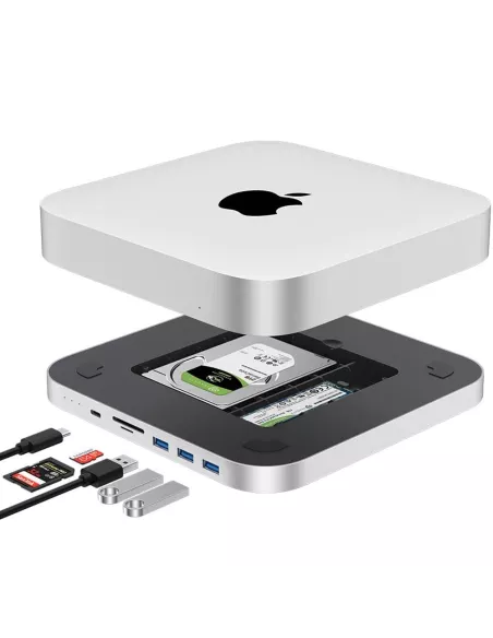 Dock HUB MAC Mini MC25 Pro MAX Memory Extension 9 in 1 - SATA SSD ...