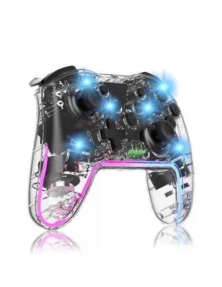 Manette de Jeu Lumineuse Controleur PRO HD Vibes sans fil pour Nint...