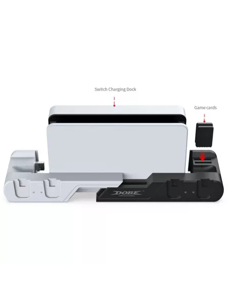 Station socle de charge 6 en 1 pour manettes Joy-con et Nintendo Sw...