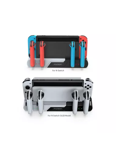 Station socle de charge 6 en 1 pour manettes Joy-con et Nintendo Sw...
