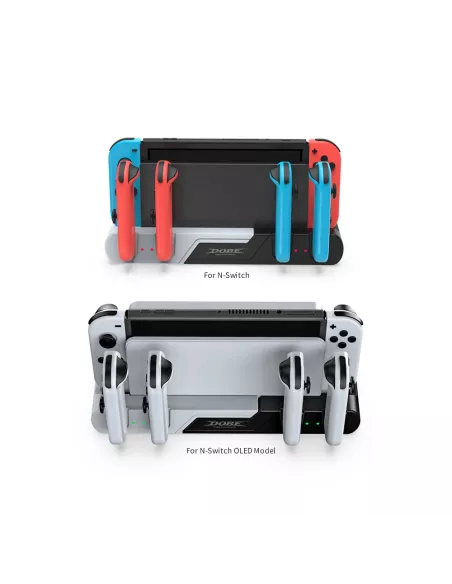 6-in-1 charging station for Joy-con and Nintendo Sw...