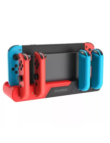 6-in-1 charging station for Joy-con and Nintendo Sw...
