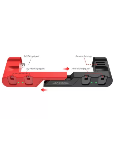 6-in-1 charging station for Joy-con and Nintendo Sw...