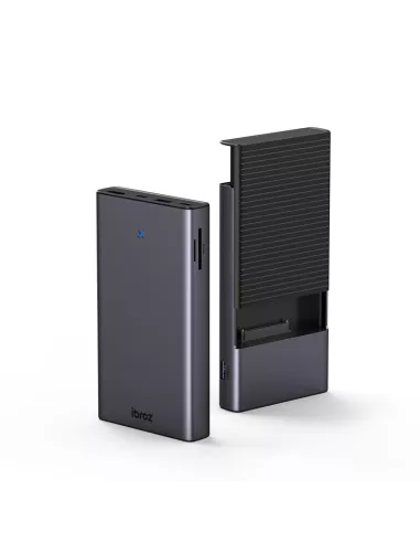 HUB USB C MC30 Pro - 7 in 1 with enclosure for SDD-HDD hard disk 2....