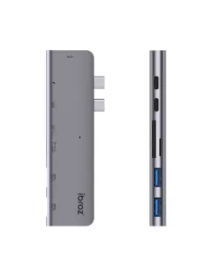 ibroz-HUB USB type-c to HDMI 3.0, USB splitter for MacBook Pro-Thunderbolt-3-Docking-double-USB