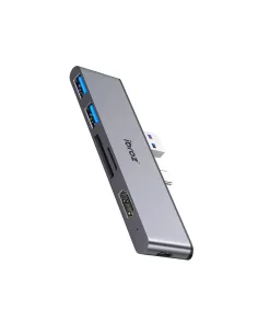 HUB USB-C 6 en 1 pour Microsoft Surface Pro 7 - USB-A 3.0 - USB-C 3...